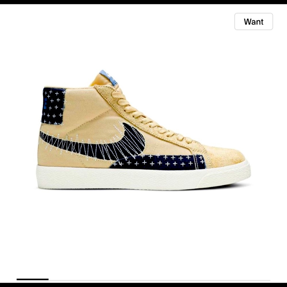 Nike “ shashiko” Mid Blazers